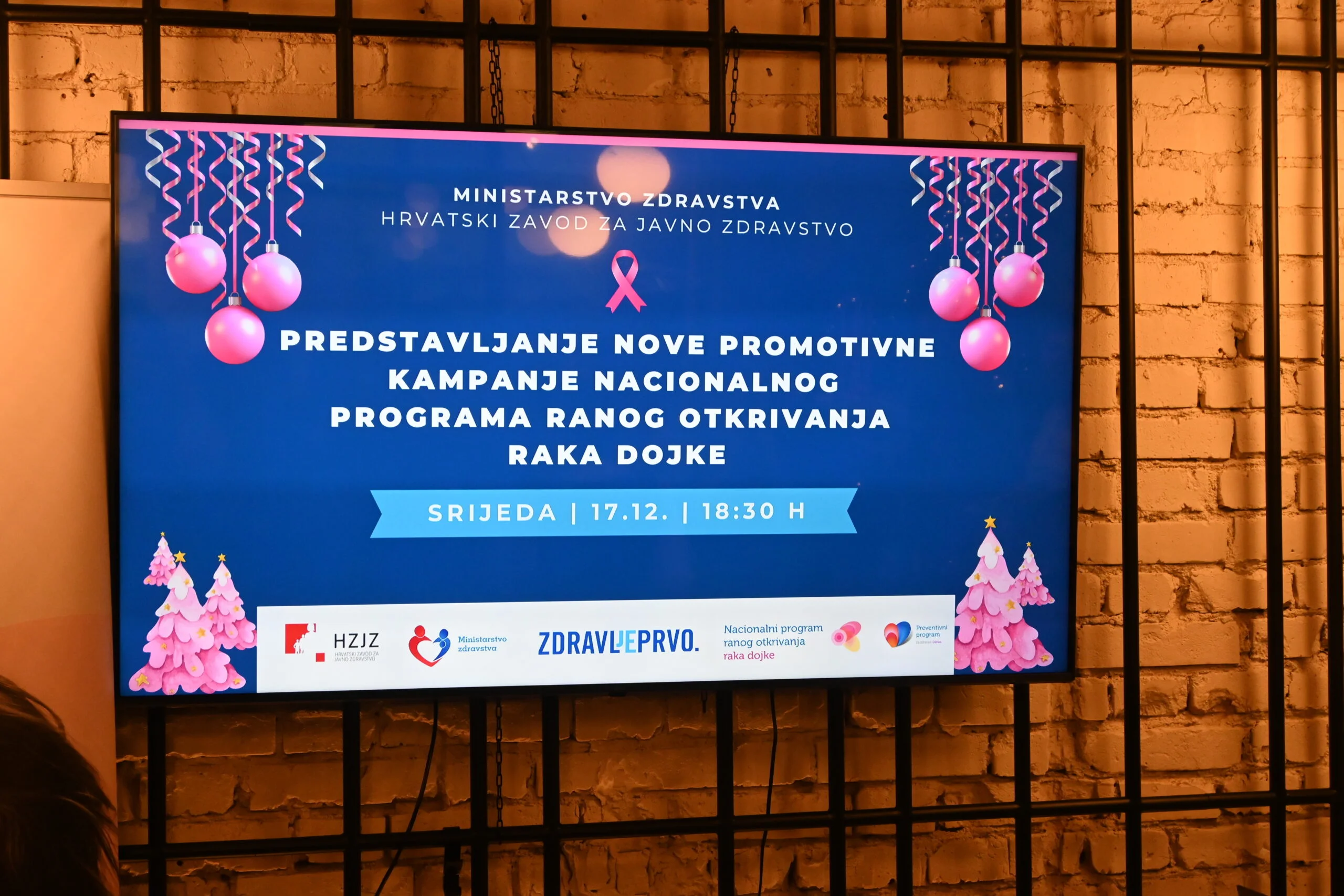 Predstavljanje nove promotivne kampanje Nacionalnog programa ranog otkrivanja raka dojke